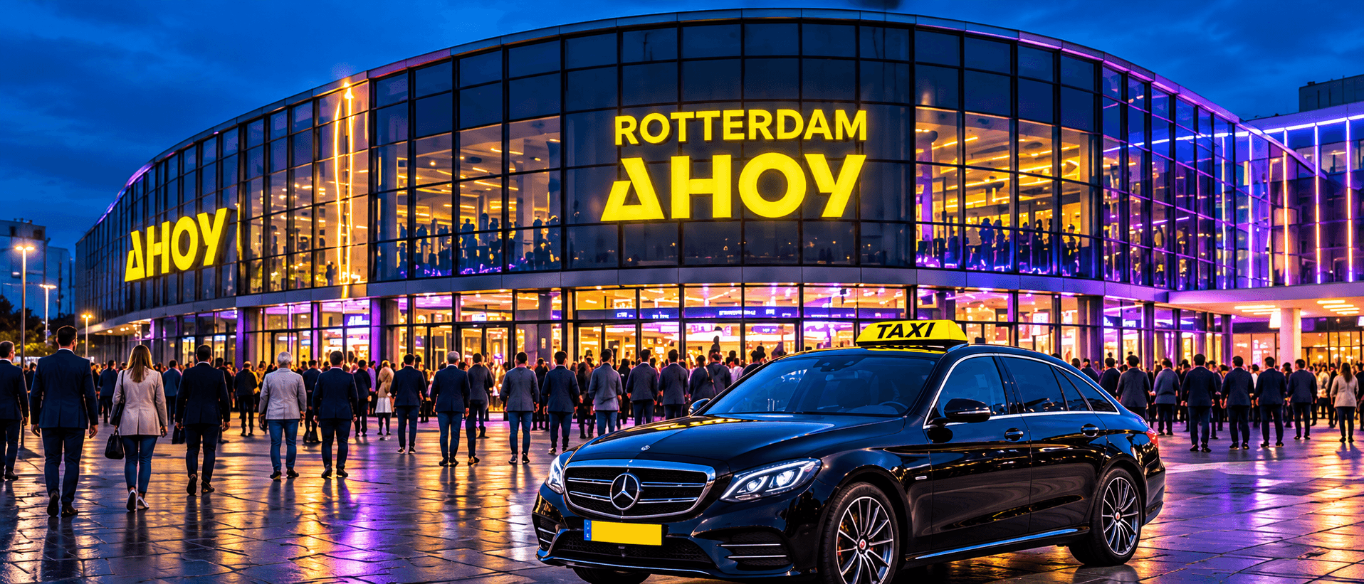 Evenementenvervoer in Rotterdam bij Ahoy