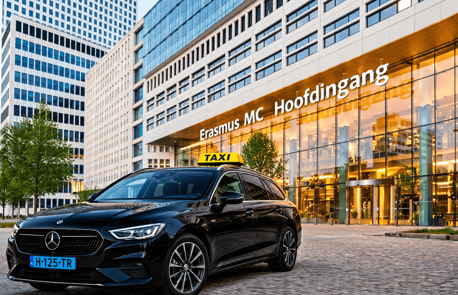 Taxi voor Erasmus MC Rotterdam